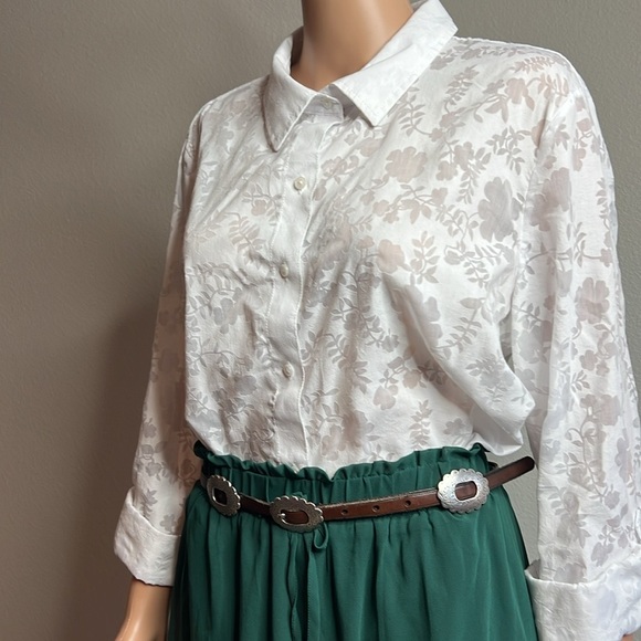 SHEIN Green Layered Midi Skirt - 2XL - Picture 2 of 9